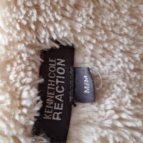 [M] Faux leather/ shearling Vest - Picture 3 of 3